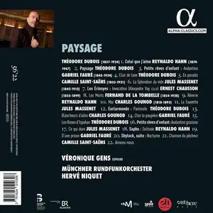 Véronique Gens, Hervé Niquet, Münchner Rundfunkorchester - Paysage: Dubois, Hahn, Fauré, Saint-Saëns, Chausson, Gounod (2023)