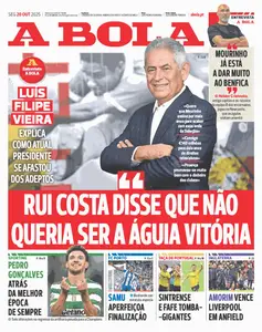 A Bola - 20 Outubro 2025