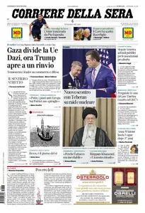Corriere della Sera - 27 Giugno 2025