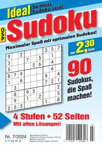 Ideal Sudoku - Nr.7 2024