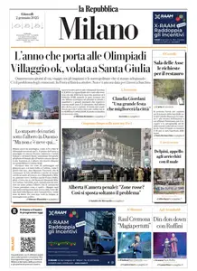 la Repubblica Milano - 2 Gennaio 2025