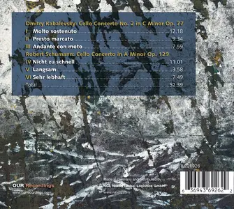 Theodor Lyngstad, Eva Ollikainen, Copenhagen Phil - Kabalevsky & Schumann: Cello Concertos (2025)
