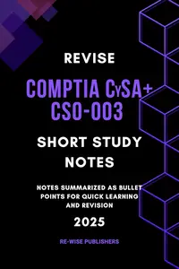 Revise CySA+ CS0-003 : Short Study Notes