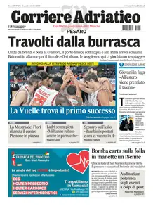 Corriere Adriatico Pesaro - 6 Ottobre 2025