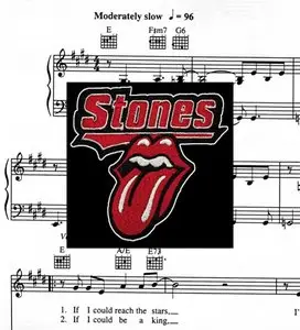 Rolling Stones Sheet Music For Piano, Guitare, Lyrics