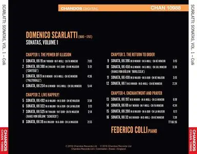 Federico Colli - Domenico Scarlatti: Sonatas, Vol.1 (2018)