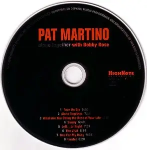 Pat Martino With Bobby Rose - Alone Together (2012)