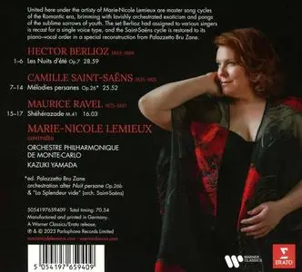Marie-Nicole Lemieux, Kazuki Yamada - Berlioz: Les Nuits d’été; Saint-Saëns: Mélodies persanes; Ravel: Shéhérazade (2023)