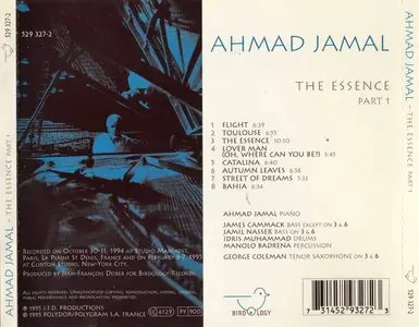 Ahmad Jamal - The Essence, Part 1