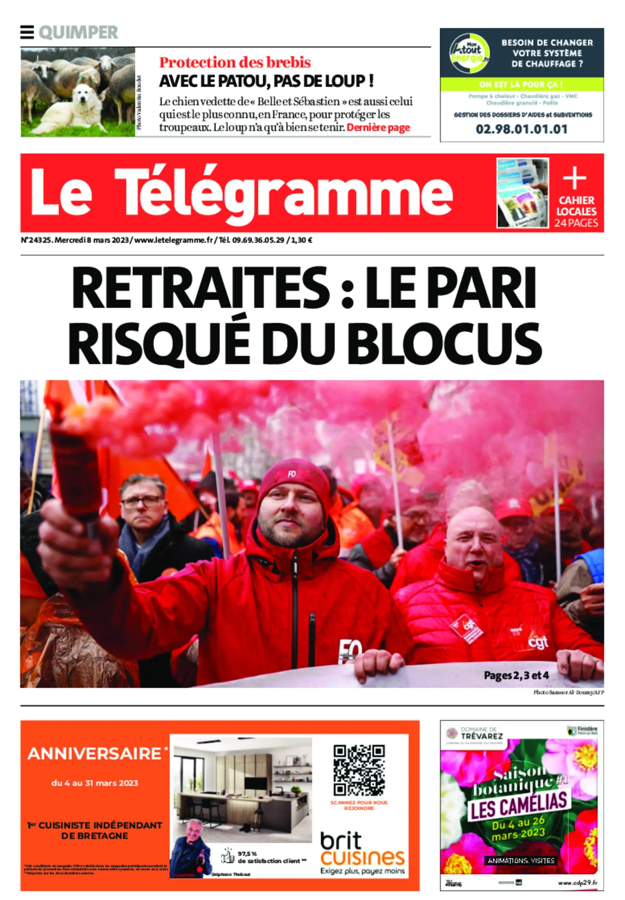 Le Télégramme Quimper – 08 mars 2023 / AvaxHome