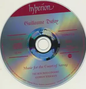 Guillaume Dufay (c1400-1474) - Music for the Court of Savoy - The Binchois Consort, Andrew Kirkman (2009) {Hyperion CDA67715}