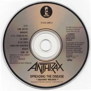 Anthrax - Spreading The Disease (1985) [1986, Polystar P35D-20014, Japan]