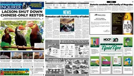 Philippine Daily Inquirer – May 06, 2019