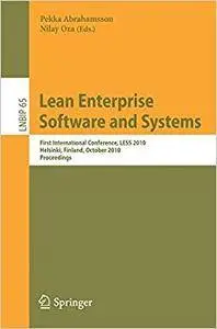 Lean Enterprise Software and Systems (Repost)