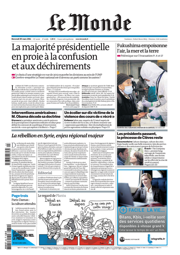 LE MONDE (30 Mars 2011)