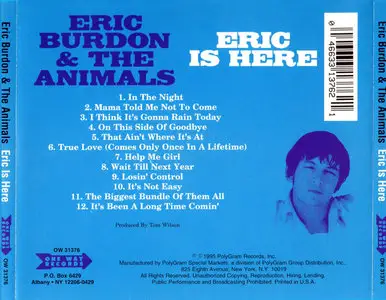 Eric Burdon & The Animals – Eric Is Here (1967)