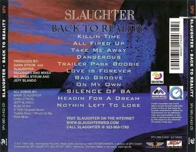 Slaughter - Back To Reality (1999)