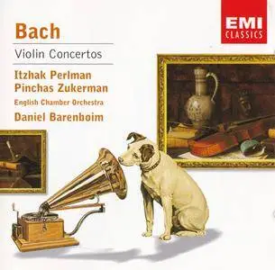 Bach - Violin Concertos - Perlman, Zukerman, Barenboim (2001) {EMI Records 7243 5 74555 2 7 rec 1971, 1974}