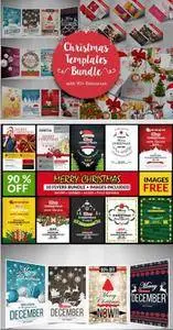 InkyDeals - Christmas Templates Bundle with 90+ Resources