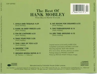 Hank Mobley - The Best Of Hank Mobley: The Blue Note Years (1996)