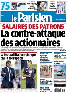 Le Parisien + Cahier Paris du Mardi 29 Mai 2012