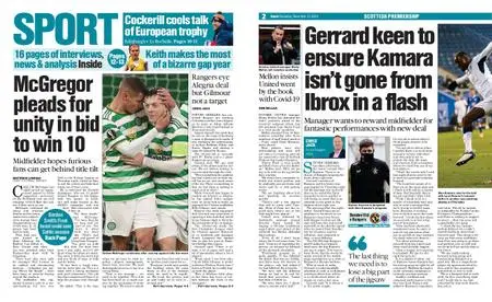 The Herald Sport (Scotland) – December 12, 2020