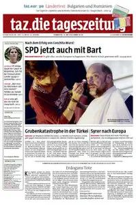 Tageszeitung TAZ vom 15 Mai 2014