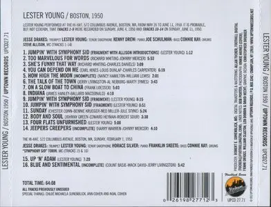 Lester Young - Boston 1950 (2013)