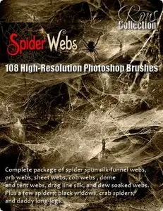 Rons Collection - Brushes Spider Webs