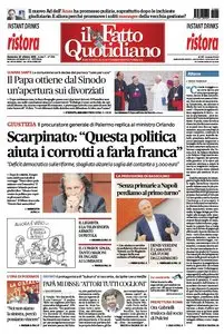 Il Fatto Quotidiano - 25.10.2015