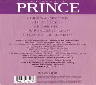 Prince & The New Power Generation - My Name Is Prince (US CD5) (1992) {Paisley Park/Warner Bros.} **[RE-UP]**