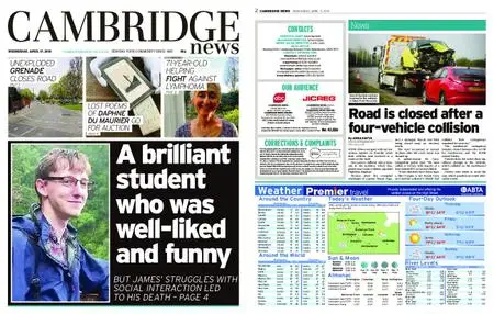 Cambridge News – April 17, 2019