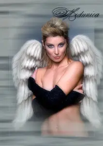 Template for Photoshop - angel