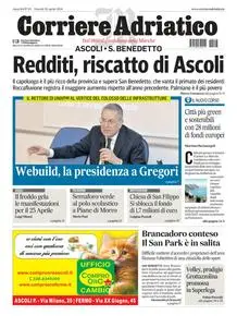 Corriere Adriatico Ascoli - 26 Aprile 2024