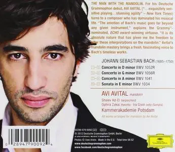 Avi Avital, Kammerakademie Potsdam - Johann Sebastian Bach: Concerti arranged for Mandolin (2012)