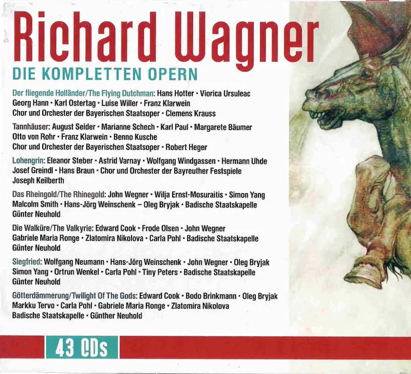 hoste Immunitet betyder Richard Wagner - Die Kompletten Opern [43 CD] / AvaxHome