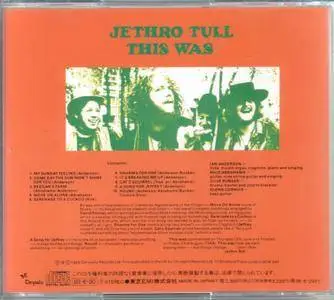 Jethro Tull - This Was (1968) {1993, Japan 1st Press}