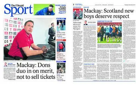 The Herald Sport (Scotland) – November 09, 2017