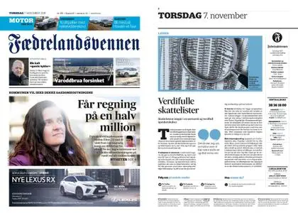 Fædrelandsvennen – 07. november 2019