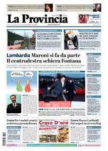 La Provincia di Crema - 9 Gennaio 2018