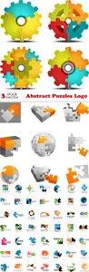 Vectors - Abstract Puzzles Logo
