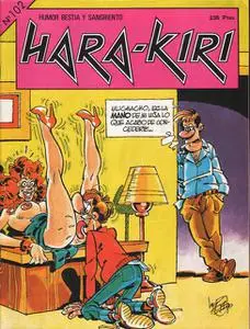 Hara Kiri #102 (de 152) Humor bestia y sangriento