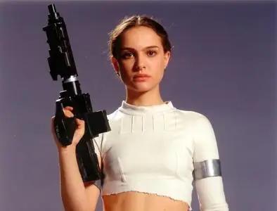 Natalie Portman and Hayden Christensen - Star Wars: Episode II – Attack of the Clones Promoshoot