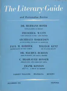 New Humanist - The Literary Guide, December 1951