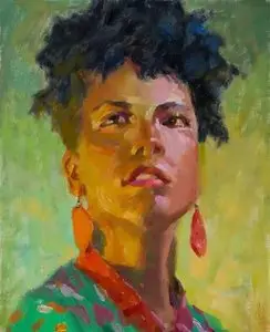 Painting of artist Ned Mueller (1940)
