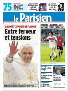 Le Parisien & Le cahier de Paris - Vendredi 19 aout 2011