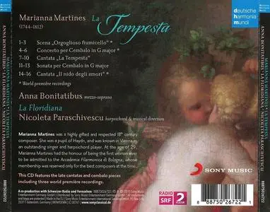 Anna Bonitatibus, Nicoleta Paraschivescu, La Floridiana - Marianna Martines: La Tempesta (2015)