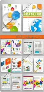 Brochure and flyer layout vector 12
