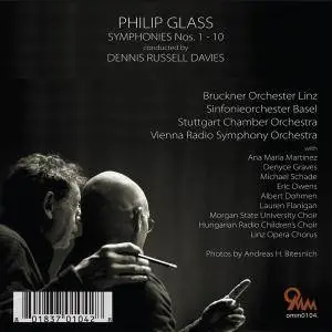 Dennis Russell Davies - Philip Glass: Symphonies Nos.1-10 (11CD Box Set, 2015)