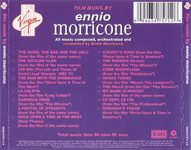 Ennio Morricone - Film Music [Virgin 0946347571 2 6] {Russia 1993, 1987}